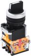 Переключатель D8-11X22 на 2 положения 1з+1р черныйIEK - BSW30-11X22-3-24-2-K02