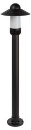 Садово-парковый светильник НТУ 01-60-010 Поллар напольный черный IP54 Е27 max60Вт h1060мм - Б0057495 ЭРА