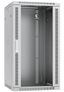 Шкаф телекоммуникационный настенный SH-05F-22U60/60 19дюйм 22U 600х600х1082мм дверь стекло сер. (RAL 7035) Cabeus 7163c