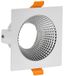 Светильник точечный 4110 встр. поворотн. GU10 белый/хром пласт. | LT-UVB0-4110-GU10-1-K23 IEK