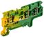 Клемма пружинная заземляющая CX4-3 PE 4кв.мм трехконтактная ARMAFIX IEK AF-CT41-00-3-K52-004