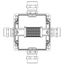 Коробка клеммная взрывозащищенная из полиэстера TBE-P-05 -(12xCBC.2) -1x6018AASDKGM4SB(A) - 1x6018AASCKGM3SB(B) 1x6018AASDKGM4SB(C) -1x6018AASCKGM3SB(D)1Ex e IIC Т5 Gb / Extb IIIC T95°C Db IP66 1231.051.19.02F ДКС
