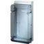 Корпус с монтажной платой 583х295х182 IP65 сер. прозр. крышкой KV 9331 HENSEL 6100100