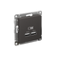 Розетка USB AtlasDesign тип A+A 5В/2.1А 2х5В/1.05А механизм базальт SE ATN001433 APC
