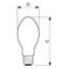 Лампа газоразрядная натриевая MASTER SON PIA Plus 250Вт эллипсоидная 2000К E40 PHILIPS 871150019344515