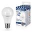 Лампа светодиодная LED-A60-11W-E27-6K 11Вт грушевидная 6500К холод. бел. E27 180-240В ЛОН ПРОМО Ergolux 14724