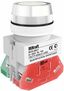 Выключатель кнопочный ABLF ВК-30 d30мм 220В бел. DEKraft 25041DEK APC