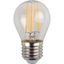 Лампа светодиодная декоративная LED 9 Вт 1170Лм 2700К шар, филамент теплый E14 230В F-LED P45-9w-827-E14 - Б0047020 ЭРА