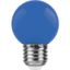Лампа светодиодная для белт лайта LB-37 (1W) 230V E27 синий G45 | 25118 FERON
