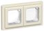 Рамка 2-м СП FLITE Рпро-2-55-ФлСл IP55 сливочный IEK FI-M20-32-55-K86