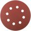 Круги шлифовальные с отверстиями (липучка), алюминий-оксидные, 125 мм, 5 шт Р 120 - 39666 РОС