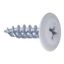 Саморез 4,2x19 с прессшайбой, острый, цинк RAL 9003 Белый (1000 шт/уп) | PR08.9309 Промрукав Строитель