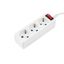 Удлинитель 3 гнезда, 5 м, 3х0.75 кв.мм, с/з, белый | 11-7212 PROconnect MEET
