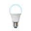 Лампа светодиодная LED-A60 12W/6500K/E27/FR/DIM PLP01WH LED, димм.. "груша", мат, серия Яркая, пр-во Россия, 6500К . | UL-00004288 Uniel