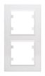 Рамка 2-м Karea вертик. бел. Makel 56001707