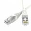 Патч-корд экранированный Ultra SLIM CAT6A S/FTP 4х2, 30 AWG, LSZH, белый, 0,5м | RN6ASF4505WH-30 DKC ДКС