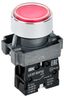 Кнопка LA167-BAF42 d=22мм 1р красная IEK | BBT20-BAF42-2-22-67-K04