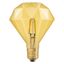 Лампа светодиодная LED 4,5W Е27 Vintage 1906 CL DIAMOND,филамент,GOLD (замена 40Вт)золотистая,теплый Osram - 4058075091955