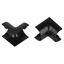 Внутренний угол IC-KK-20-12-GR для полукруглого кабель-канала графит 20х12мм 2шт/комплект | Б0064924 ЭРА