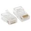 Коннектор RJ-45 TERACOM неэкранированный 8P8C Cat.5E универсальный (упак.10шт) | TRC-PLUG-5EUTP-10 EKF