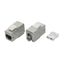 Модуль Keystone RJ45 CAT6A экранированный(STP), 90 градусов,серебристый (форм-фактор S19) | RNK6AF90TL DKC ДКС