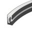 Силиконовый профиль WPH-FLEX-0612-SIDE-S8-5m BLACK (Arlight, Силикон) - 045782