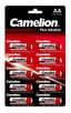 Элемент питания алкалиновый AA/LR6 1.5В Plus Alkaline LR6-BP1х10P (блист.10шт) Camelion 14135