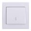 Переключатель проходной 1-кл. СП Rain 10А IP20 бел. LEZARD 703-0202-105