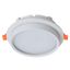 Светильник потолочный встраиваемый, 25W 230V GX70, IP44, белый, круг, без лампы, DL704 | 51105 FERON
