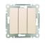 Выключатель 3-кл. СП Lillium IP20 механизм крем. Makel 30010091