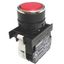 Кнопка с подсветкой-светодиод (1НО) 12-30В перем. и пост. тока красн. EMAS B160DK