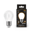 Лампа светодиодная филаментная LED 5 Вт 420 лм 2700К AC150-265В E27 шар P45 теплая матовая колба Black Filament Gauss - 105202105