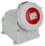 Розетка стационарная ССИ-1242 32А-6ч 380В 3P+PE IP67 | PSR12-032-4-0-67 IEK