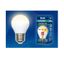 Лампа светодиодная LED-G45-6W/WW/E27/FR/MB PLM11WH форма "шар" мат. Multibright свет теплый бел. 3000К 100-50-10 упак. картон Uniel UL-00002377