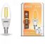 Лампа светодиодная умная филаментная LED 4.5 Вт 495 лм 2700К E14 AC 220В IP20 диммируемая управление по Wi-Fi Smart Home - 1230112 Gauss