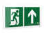 Знак безопасности PS-42226.E38 "Напр. к эвакуационному выходу прямо" Белый свет a23569 BS