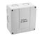Коробка распределительная Extherm JB-100-GR 140*140*76 мм IP 66, серая, в комплекте с клеммнымрядом 10х10 кв.мм., 76А