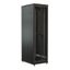Шкаф напольный WR-TT-3266-DD-RAL9004 19дюйм 32U 1610х600х600мм передн. и задн. распашные перфорир. двери (75проц.) разобран. RAL 9004черн. Wrline 520185