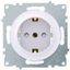 Механизм розетки 1-м СП Florence 16А IP20 с заземл. винт. контакты защ. шторки бел. 1E10101300 OneKeyElectro 2172764 ССТ