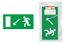 Знак "Направление к эвакуационному выходу налево вниз" 350х124мм для ССА инд. упаковка | SQ0817-1002 TDM