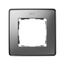 Рамка 1-м Simon82 Detail графит/алюм. металл Simon 8201610-293