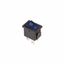 Выключатель клавишный 250В 6А (4с) ON-OFF син. с подсветкой Mini (RWB-207 SC-768) Rexant 36-2191 MEET