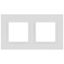 Рамка для розеток и выключателей Elegance 14-5012-01М Classic, на 2 поста, белый матовый | Б0065824 ЭРА