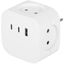 MC Б0069083 Разветвитель 4-м SP-4-3USBAC-W + 3 USB A+C со шторками 10А бел