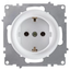 Розетка 1-м СП Florence 16А IP20 с заземл. винтов. клеммы механизм бел. (1E10201300) OneKeyElectro 2172765 ССТ