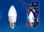 Лампа светодиодная LED-C37 7W/NW/E27 /FR PLP01WH Яркая 7Вт свеча матовая 4000К нейтр. бел. E27 (упак. картон) Uniel UL-00002412