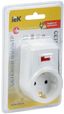 Фильтр сетевой СФ-01 1 место 2P+PE 16А белый IEK - WFP10-16-01-K01