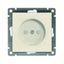 Розетка одноместная UNIVersal серия Афина б/з, с/у, з/ш, 16А, 220В, слоновая кость (ivory) (еврослот), механизм - A0047-I Союз