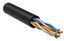 Кабель связи витая пара U/UTP 5E 4х2х24AWG solid LDPE черн. РФ (уп.305м) ITK LC3-C5E04-139-R IEK