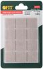 Подкладка для мебели самоклеющиеся квадратные 25х25мм войлок (уп.12шт) FIT 67531 РОС